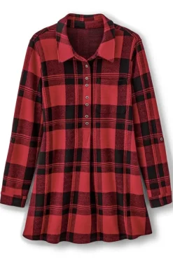 Soft Surroundings Mad About Plaid Tunic| Tops|Tunics & Leggings