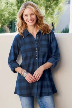 Soft Surroundings Mad About Plaid Tunic| Tops|Tunics & Leggings