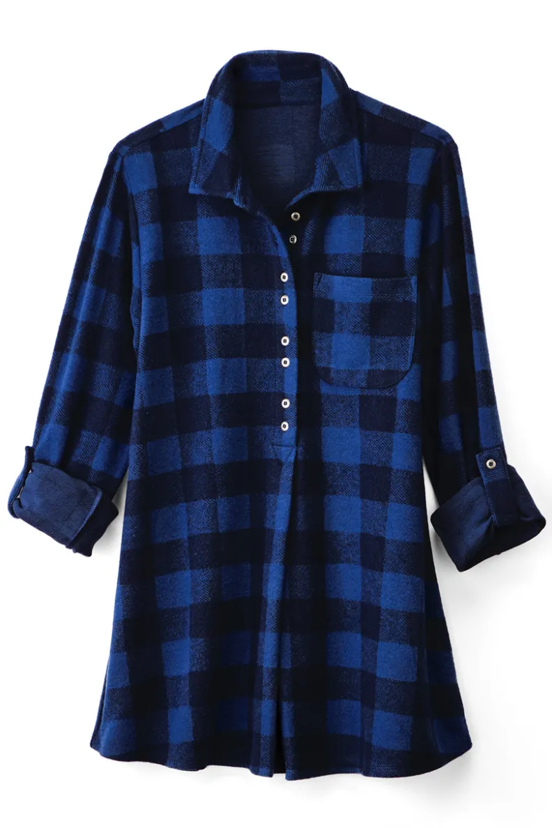 Soft Surroundings Mad About Plaid Tunic| Tops|Tunics & Leggings