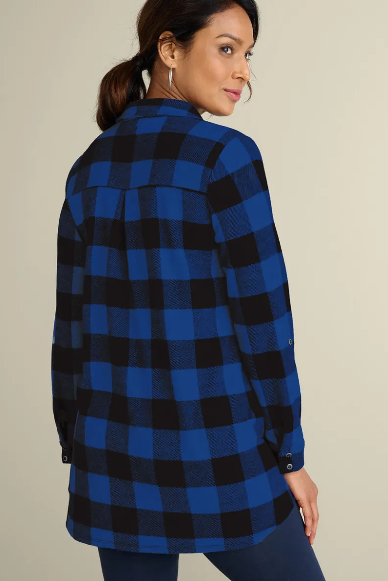 Soft Surroundings Mad About Plaid Tunic| Tops|Tunics & Leggings