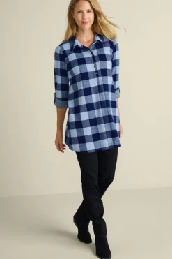 Soft Surroundings Mad About Plaid Tunic| Tops|Tunics & Leggings