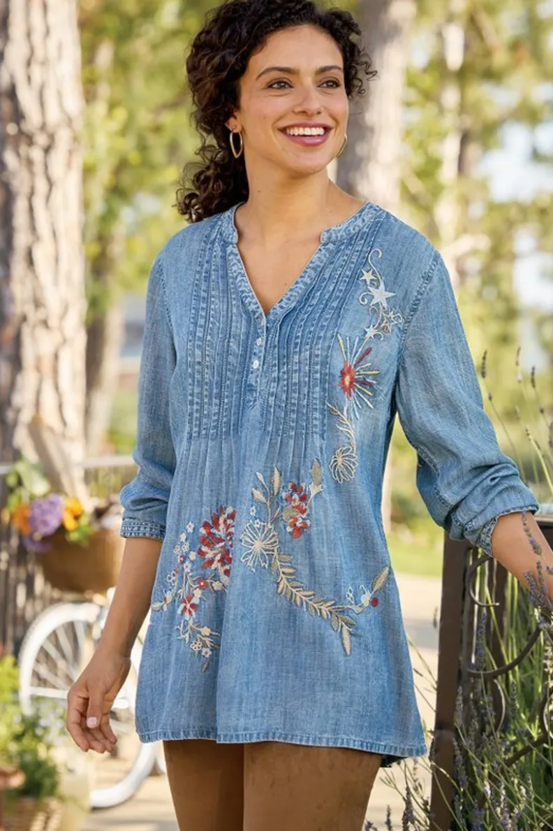 Soft Surroundings Maddie Tencel™ Tunic| Tops