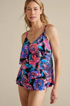 Soft Surroundings Magicsuit By Miraclesuit Chloe Tankini Top| Swimwear
