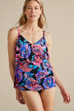 Soft Surroundings Magicsuit By Miraclesuit Chloe Tankini Top| Swimwear