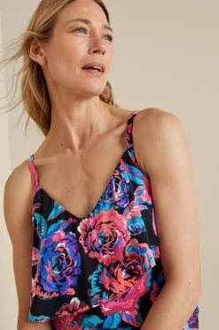 Soft Surroundings Magicsuit By Miraclesuit Chloe Tankini Top| Swimwear