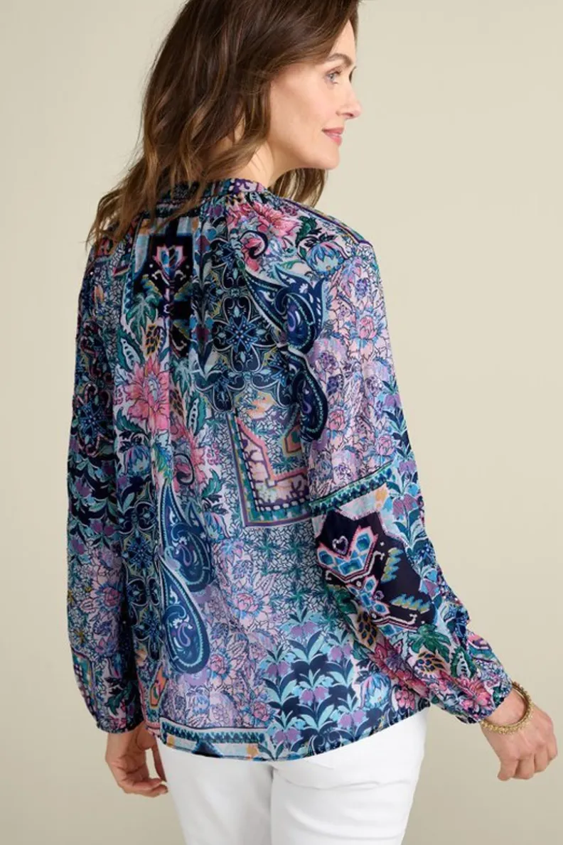 Soft Surroundings Maisie Long Sleeve Top| Tops