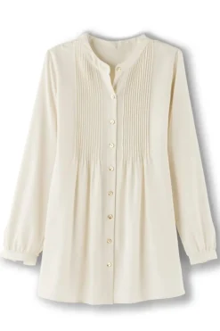 Soft Surroundings Makara Button Tunic| Tops