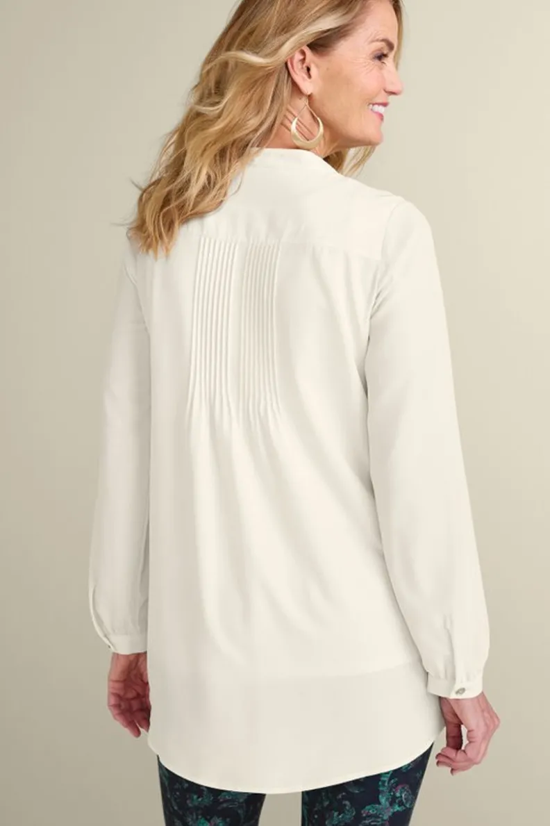 Soft Surroundings Makara Button Tunic| Tops