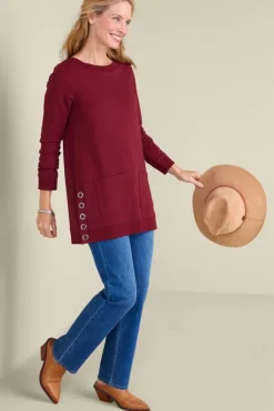 Soft Surroundings Make It Snappy Pullover| Tops