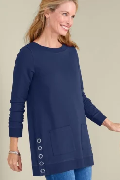 Soft Surroundings Make It Snappy Pullover| Tops