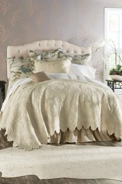Soft Surroundings Marguerite Scalloped Quilt| Bedding|Bedding Collections