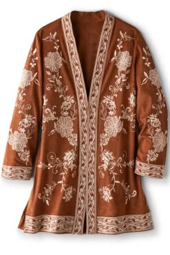 Soft Surroundings Marienne Faux Suede Jacket| Toppers|Jackets & Coats
