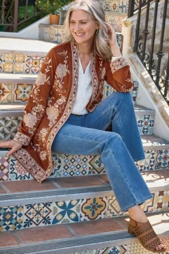 Soft Surroundings Marienne Faux Suede Jacket| Toppers|Jackets & Coats