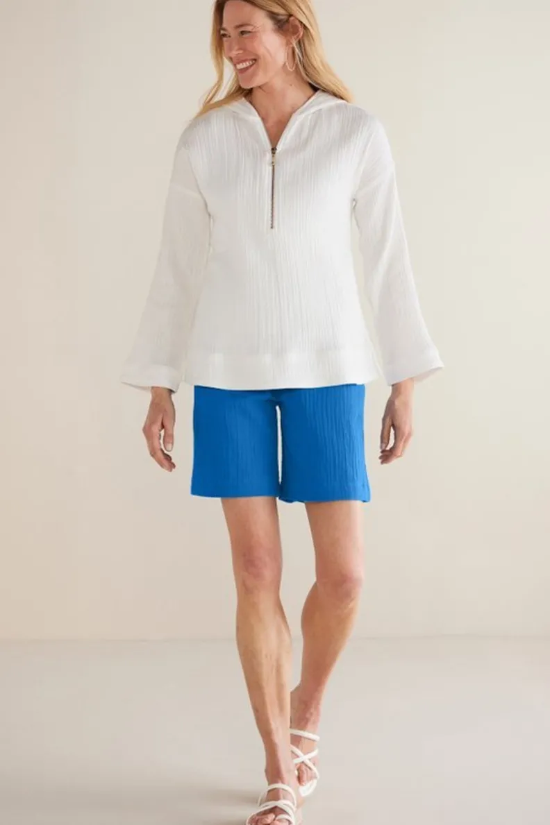 Soft Surroundings Marilla Gauze Shorts| Pants|Shorts