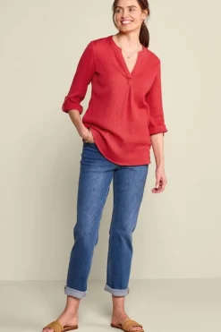 Soft Surroundings Marley Gauze Tunic| Tops|Tunics & Leggings