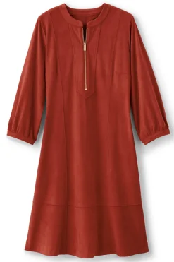 Soft Surroundings Martine Faux Suede Dress| Dresses