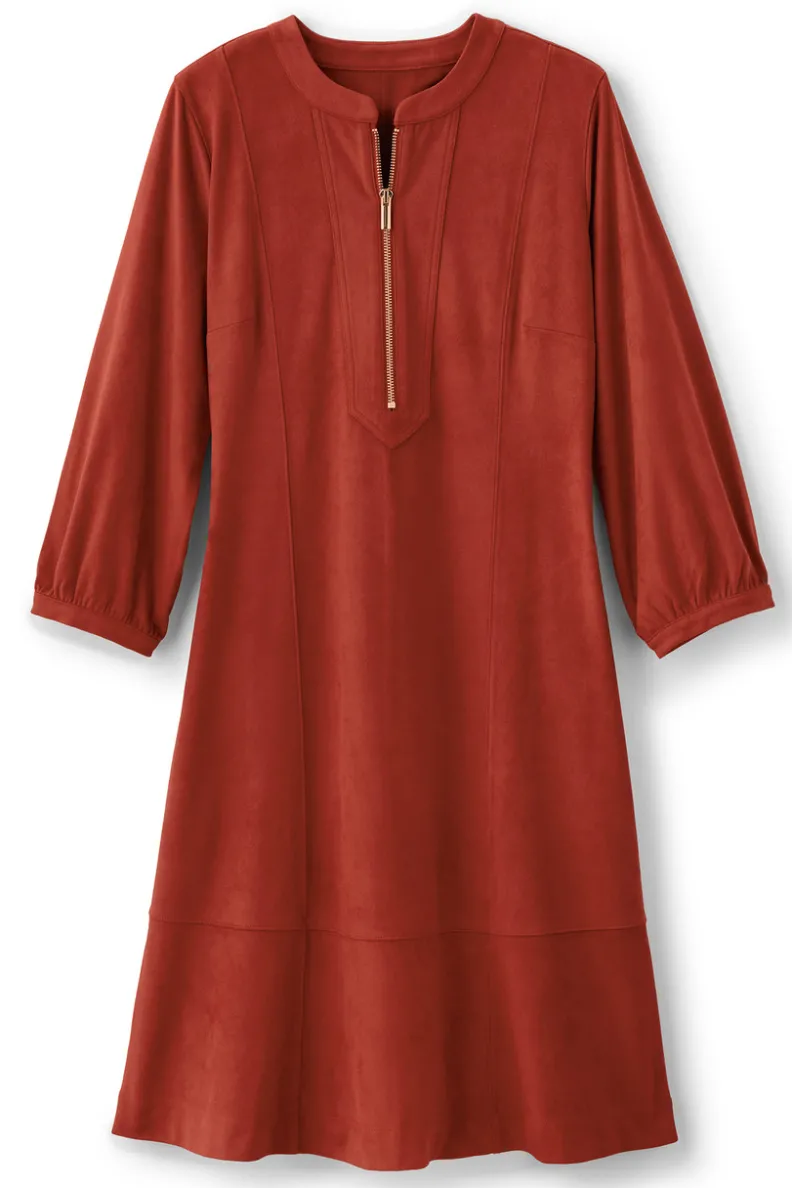 Soft Surroundings Martine Faux Suede Dress| Dresses