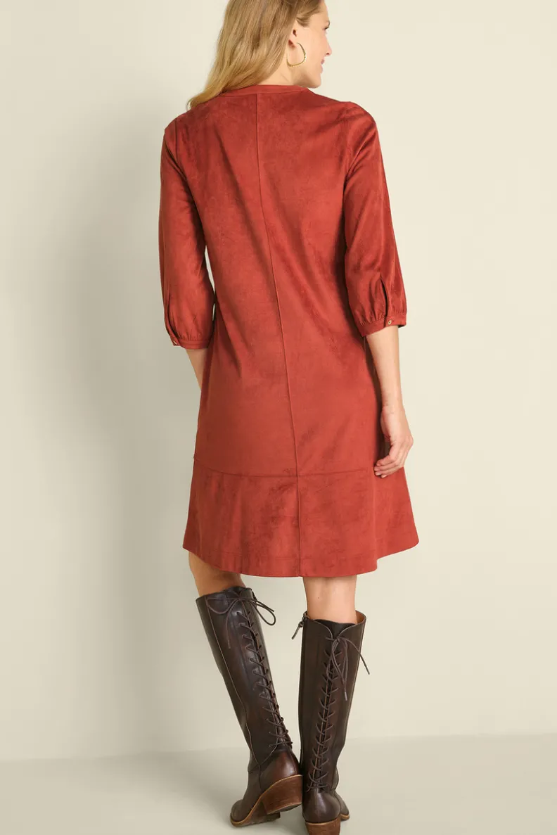 Soft Surroundings Martine Faux Suede Dress| Dresses