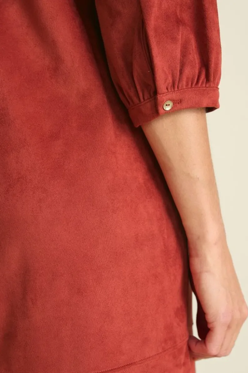 Soft Surroundings Martine Faux Suede Dress| Dresses