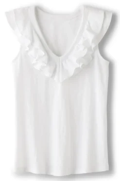 Soft Surroundings Marybeth Ruffle Tank| Tops