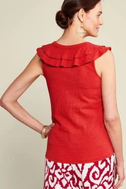 Soft Surroundings Marybeth Ruffle Tank| Tops
