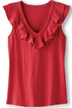 Soft Surroundings Marybeth Ruffle Tank| Tops