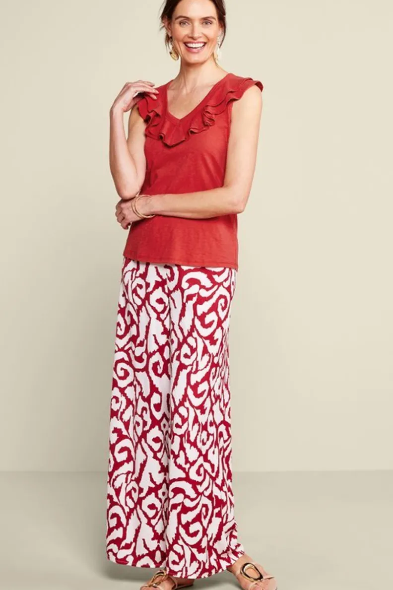 Soft Surroundings Marybeth Ruffle Tank| Tops