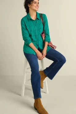 Soft Surroundings Matine Jacquard Tunic & Cami| Tops
