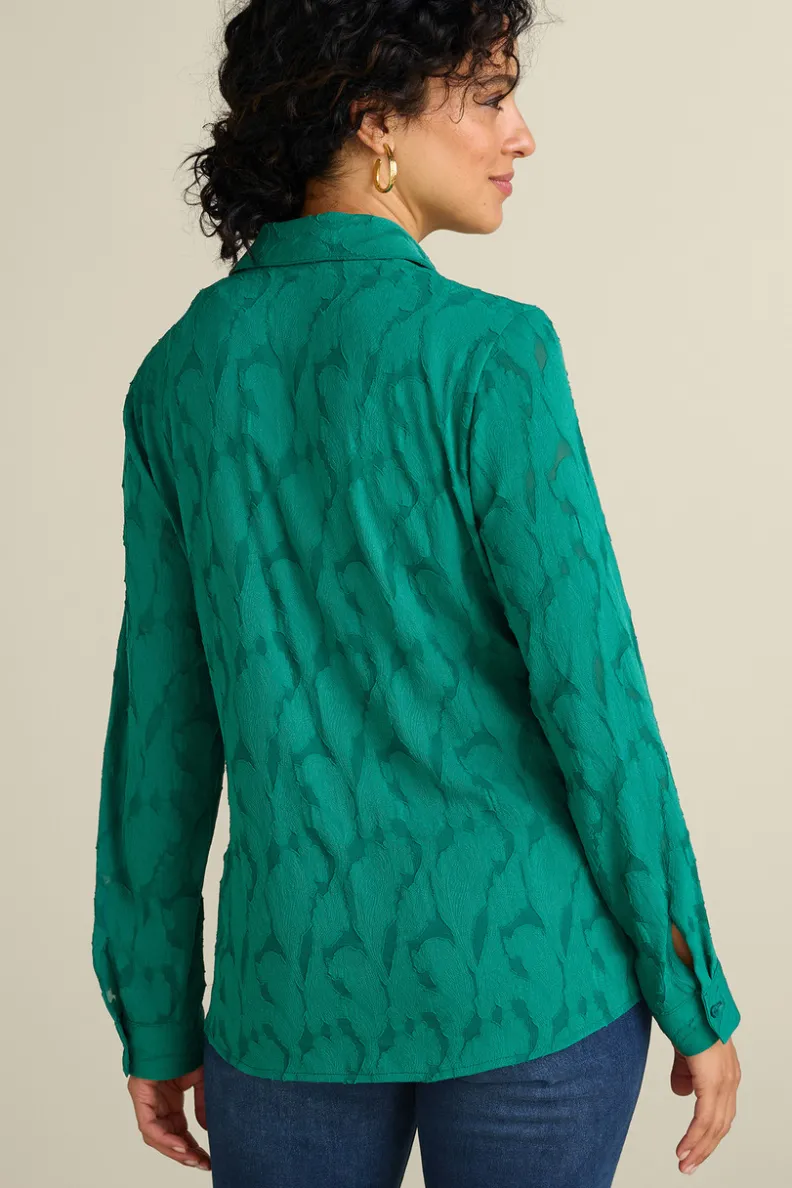 Soft Surroundings Matine Jacquard Tunic & Cami| Tops