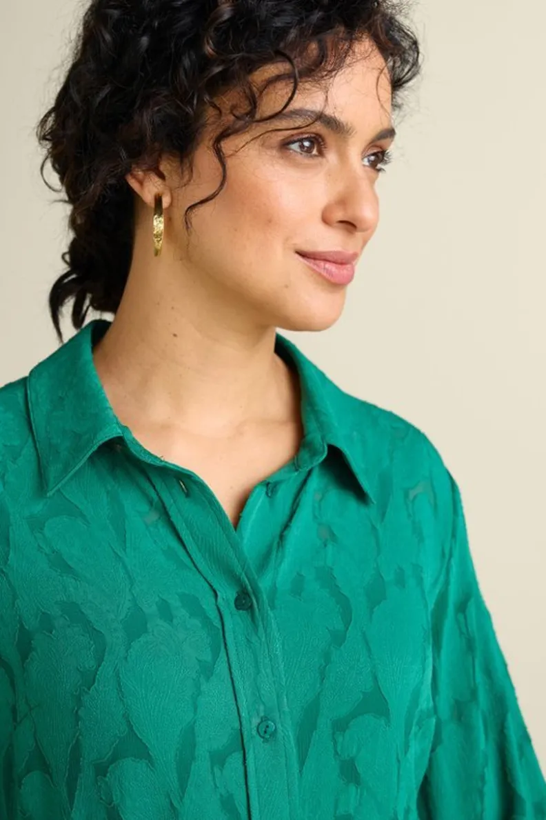 Soft Surroundings Matine Jacquard Tunic & Cami| Tops