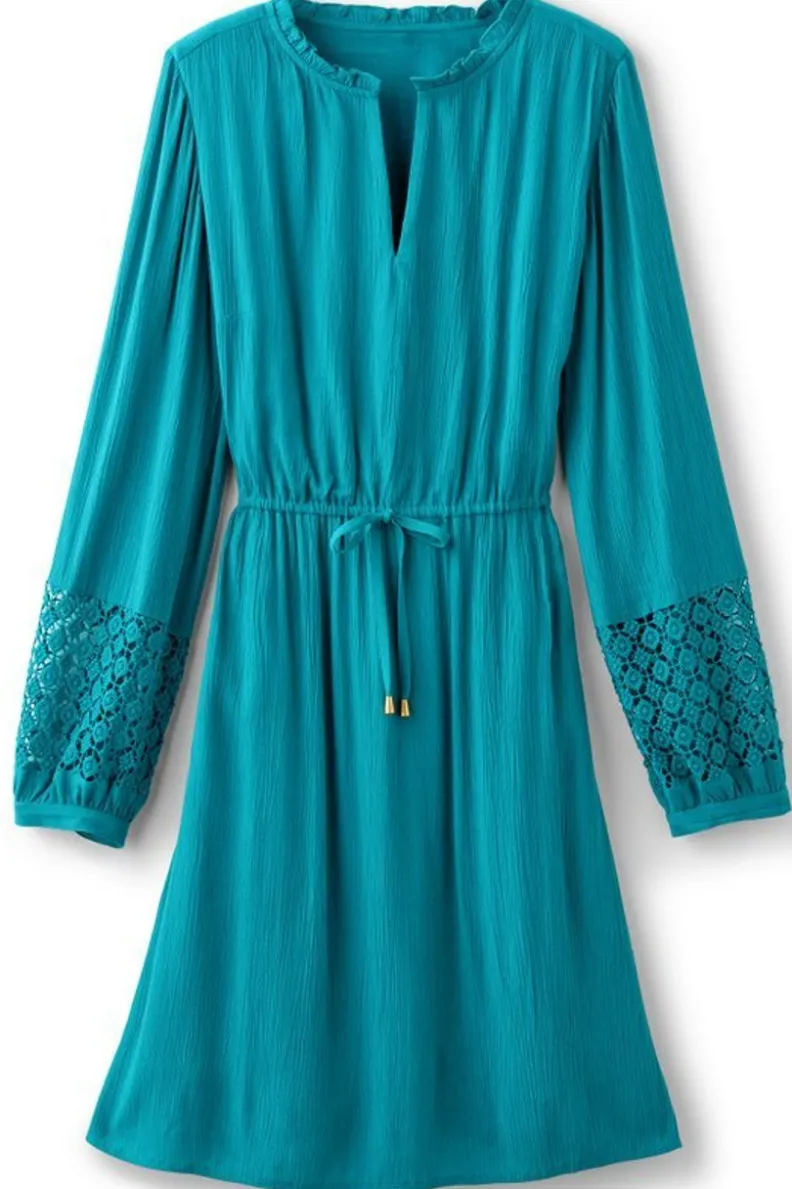 Soft Surroundings Meara Gauze Dress| Dresses