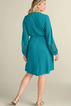 Soft Surroundings Meara Gauze Dress| Dresses