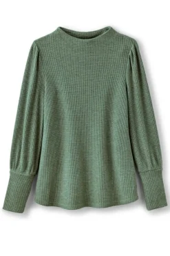Soft Surroundings Melina Waffle Pullover| Tops