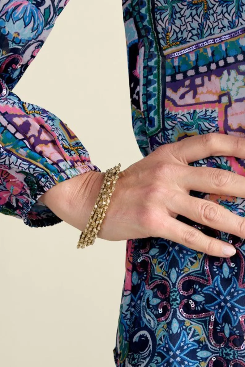 Soft Surroundings Mena Beaded Bangle Set| Jewelry|Bracelets