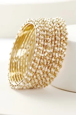 Soft Surroundings Mena Beaded Bangle Set| Jewelry|Bracelets