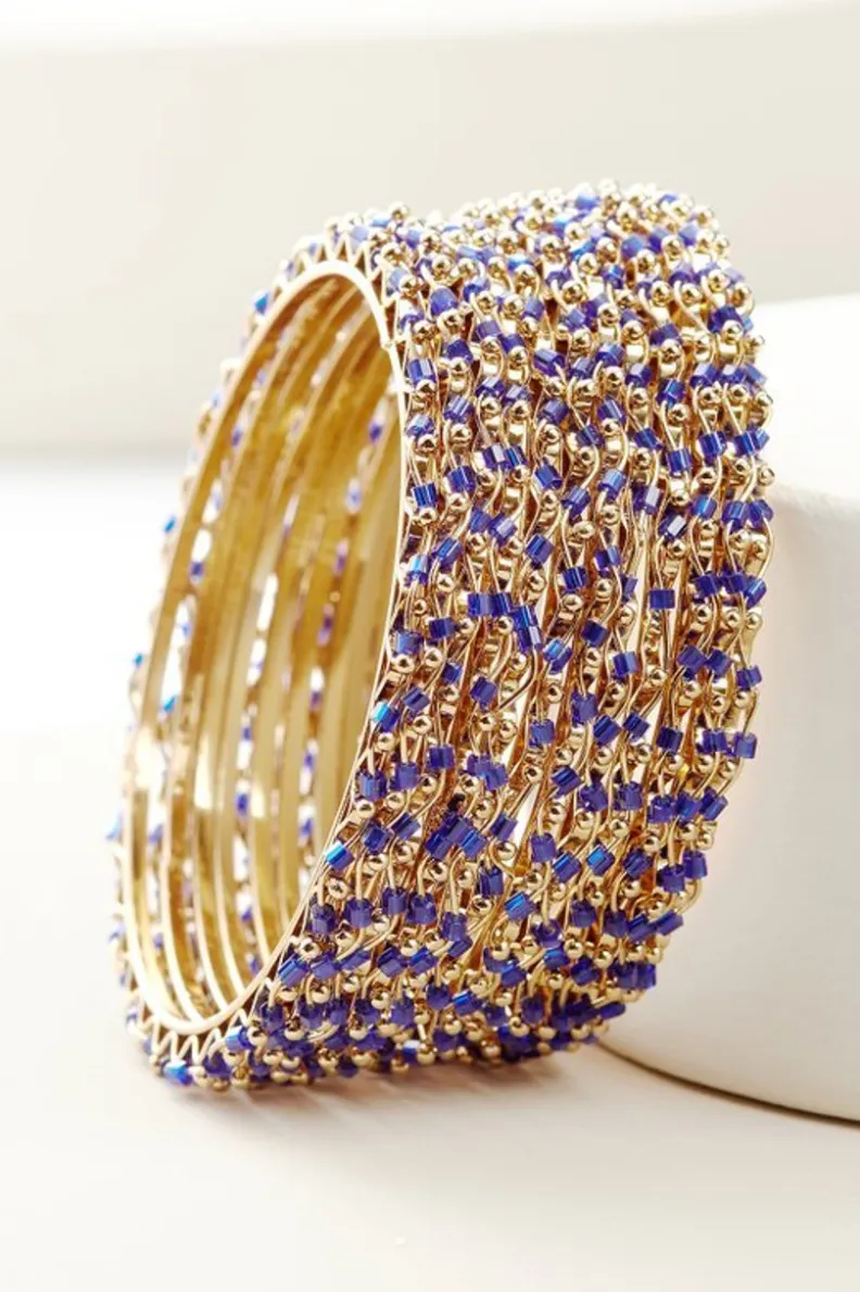 Soft Surroundings Mena Beaded Bangle Set| Jewelry|Bracelets