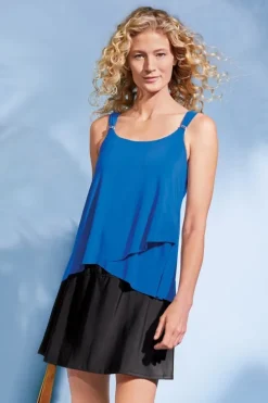 Soft Surroundings Miraclesuit Razzle Dazzle Tankini Top| Swimwear