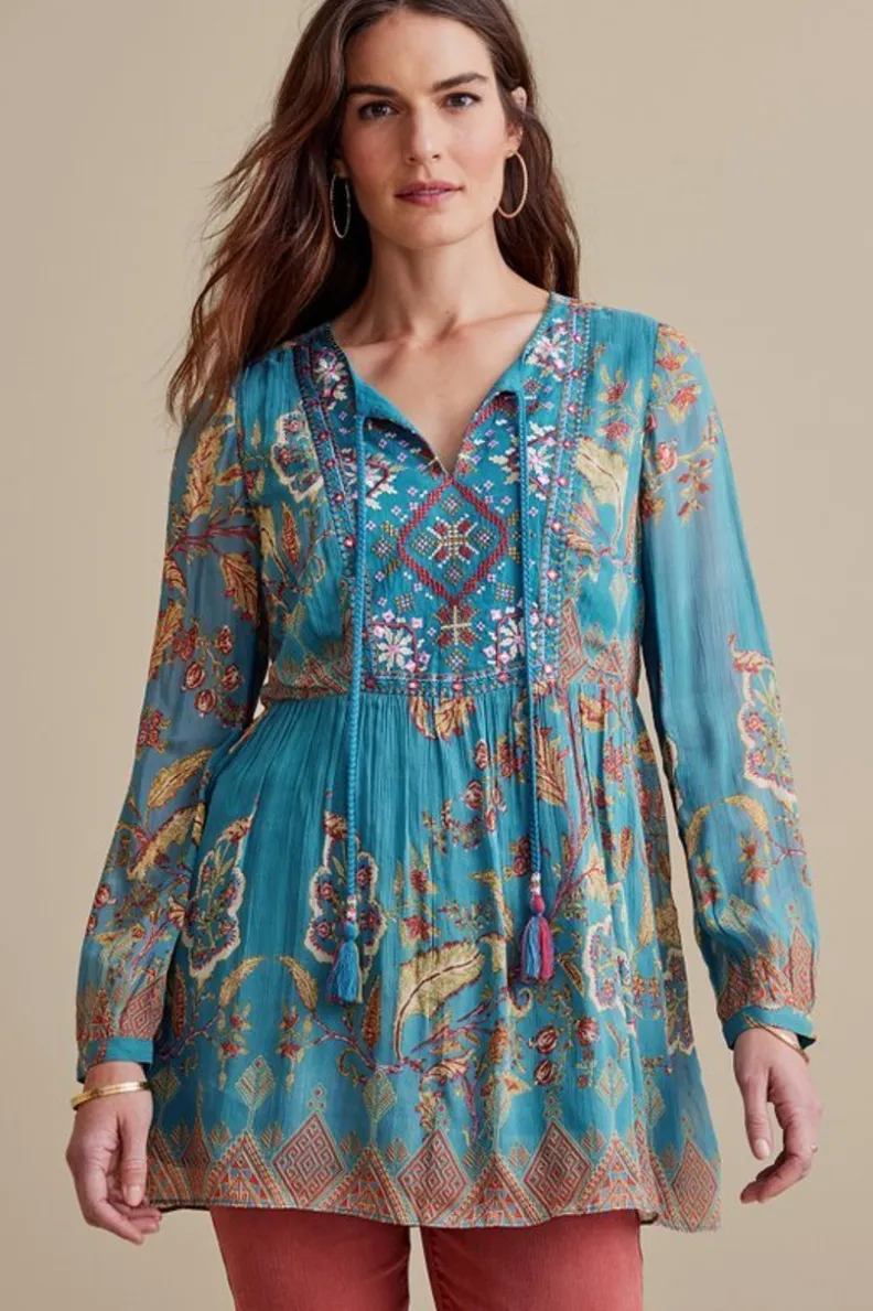 Soft Surroundings Mirapani Tunic| Tops|Tunics & Leggings