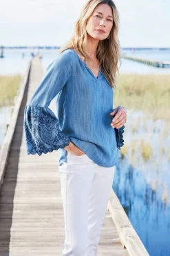 Soft Surroundings Misty Tencel™ Shirt| Tops