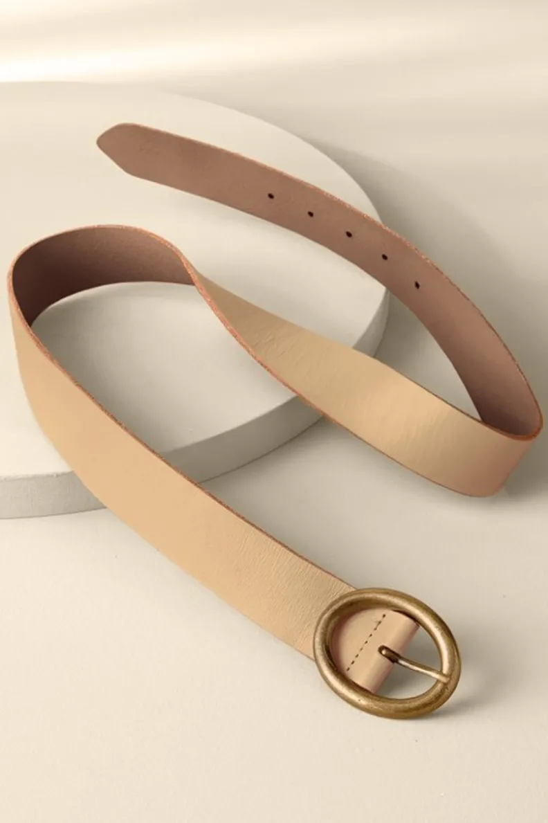 Soft Surroundings Monaco Leather Belt| Belts