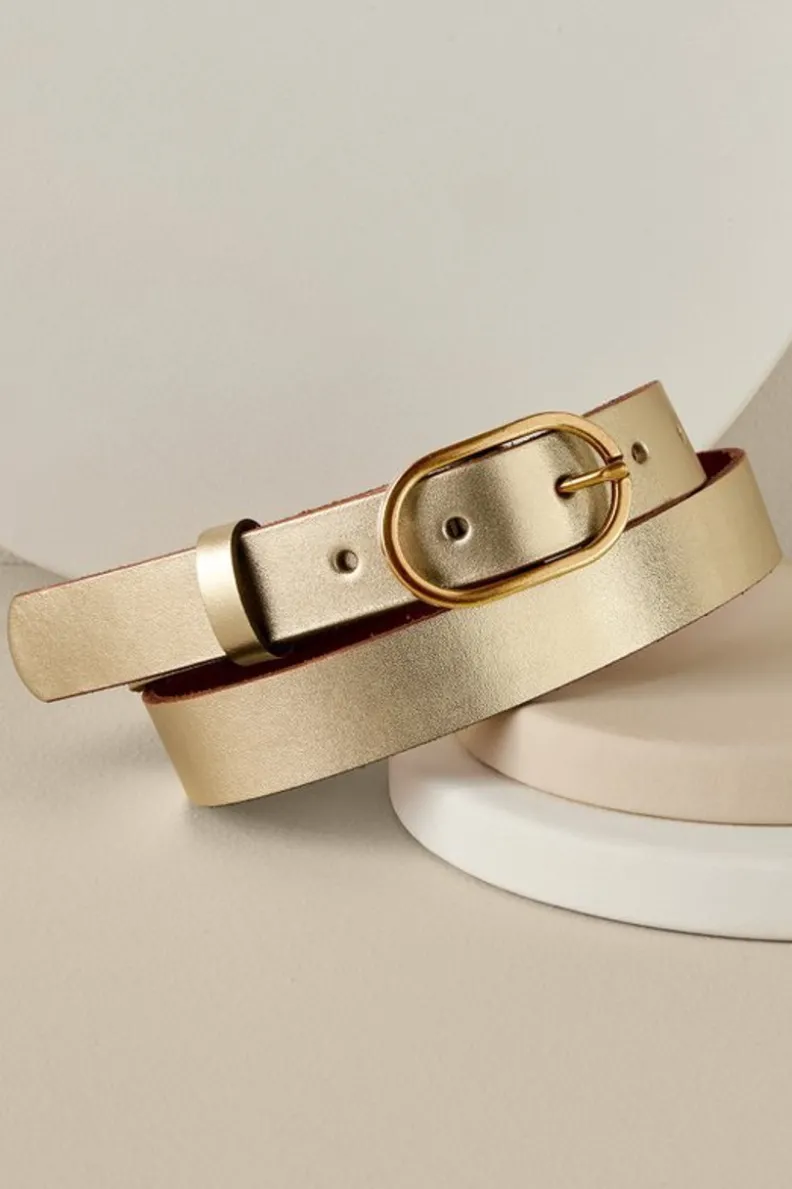 Soft Surroundings Monte Carlo Metallic Belt| Belts