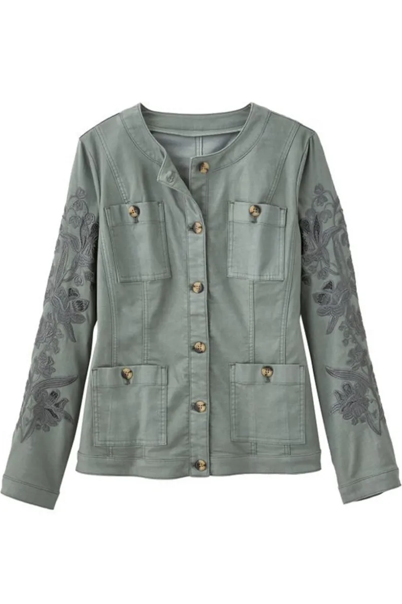 Soft Surroundings Monterey Utility Jacket| Toppers|Jackets & Coats