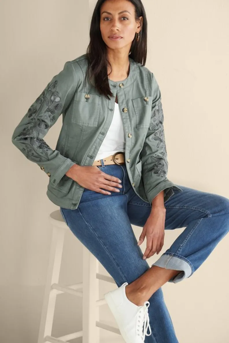 Soft Surroundings Monterey Utility Jacket| Toppers|Jackets & Coats