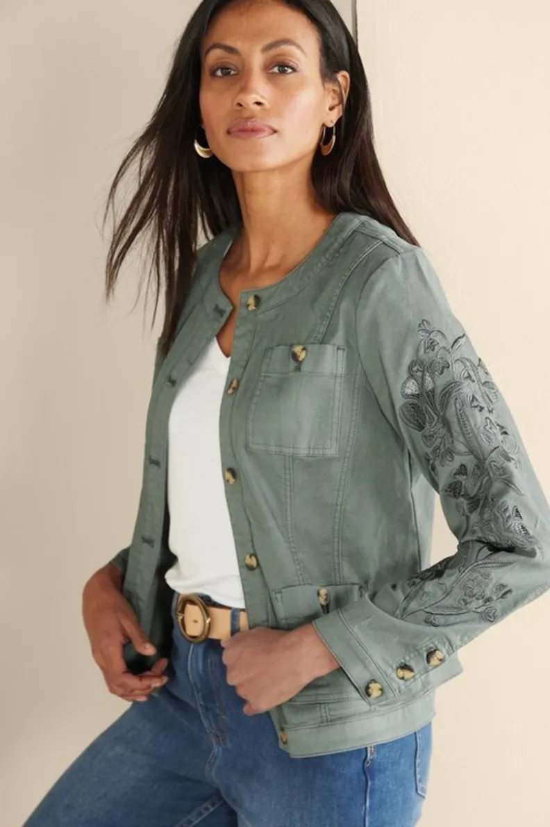 Soft Surroundings Monterey Utility Jacket| Toppers|Jackets & Coats