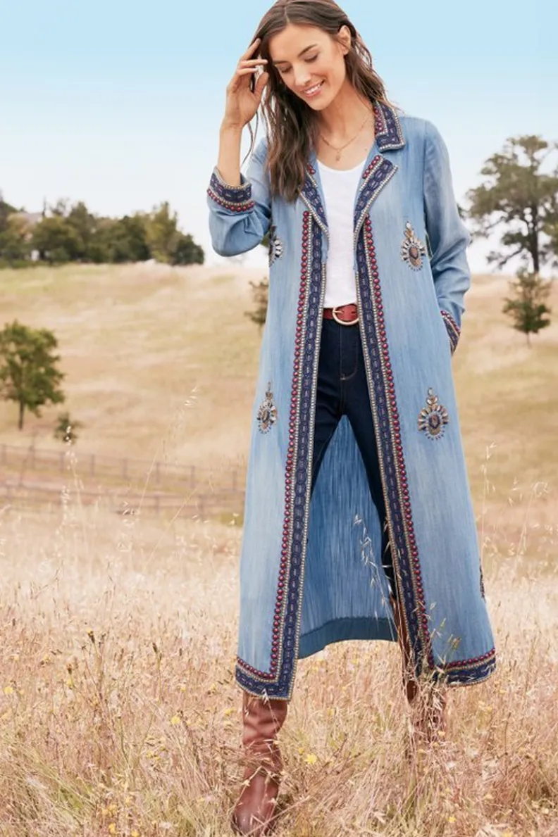 Soft Surroundings Morena Duster| Toppers|Jackets & Coats