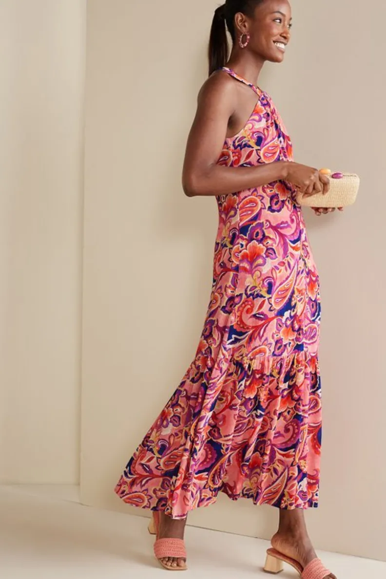 Soft Surroundings Nalani Gauze Maxi Dress| Dresses