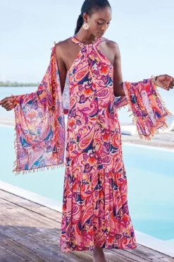 Soft Surroundings Nalani Gauze Maxi Dress| Dresses