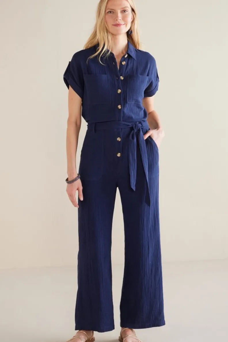 Soft Surroundings Natasha Gauze Jumpsuit| Dresses|Jumpsuits