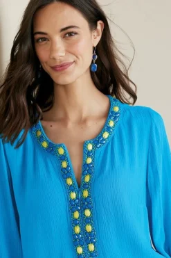 Soft Surroundings Nellie Gauze Tunic| Tops