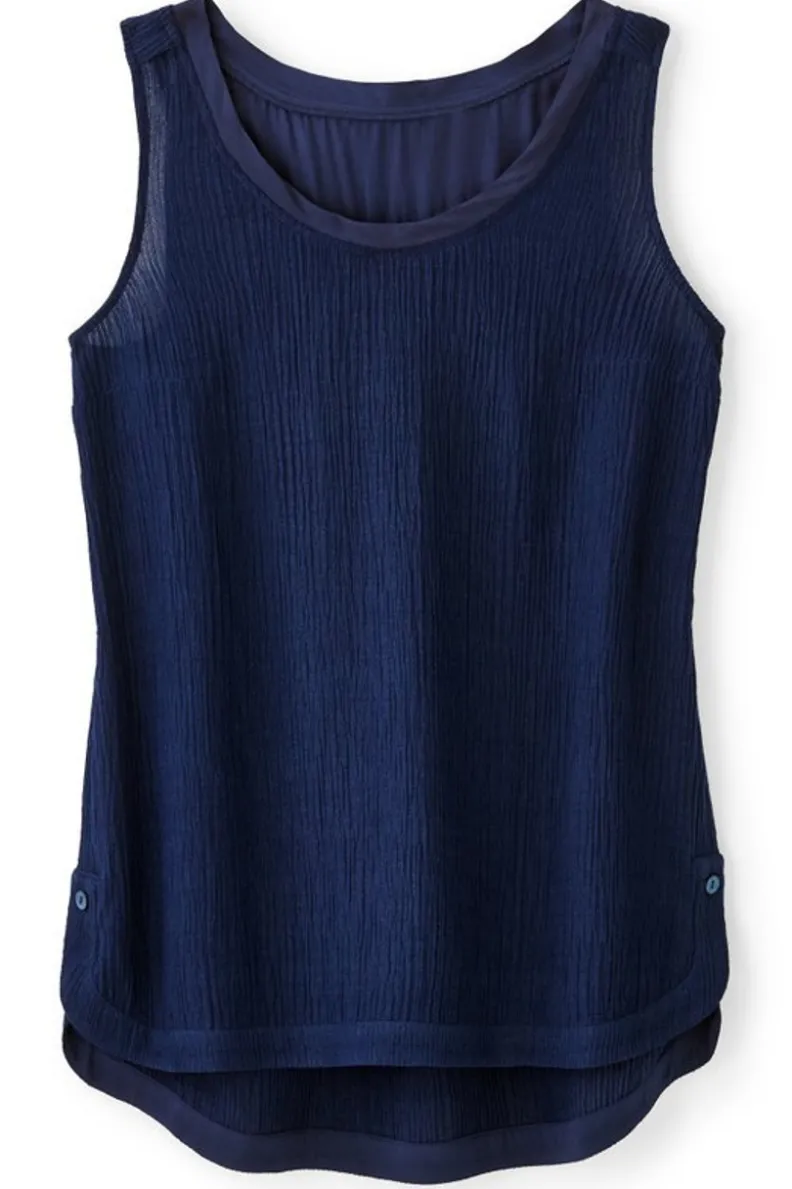 Soft Surroundings Oceo Gauze Tank| Tops